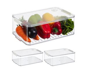 Relaxdays 3x organiseurs de frigo