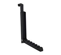 Relaxdays 3X Portemanteaux Pliables, pour Porte de Max 2 cm d’épaisseur, à accrocher, 6 cintres, métal et Bois, Noirs