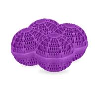 Relaxdays 4 boules de lavage violettes