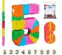 relaxdays 4-tlg. Set Pinata