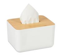 relaxdays 4 x boîte à lingettes avec couvercle