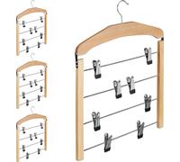relaxdays 4 x cintres pour jupes multiples