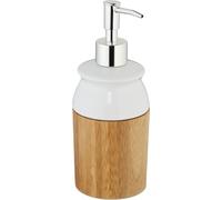 relaxdays 4 x Distributeur de savon en bambou
