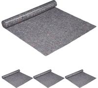 relaxdays 4 x Non-tissé à peindre 180g/m² 1x25 m