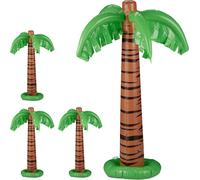 relaxdays 4 x Palmier gonflable XL