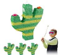 relaxdays 4 x Pinata Cactus