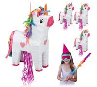 relaxdays 4 x Pinata Licorne