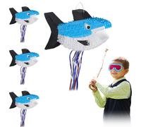 relaxdays 4 x Pinata requin