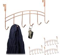 relaxdays 4 x portemanteau à suspendre cuivre