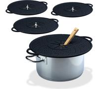 relaxdays 4 x protections anti-cuisson en silicone