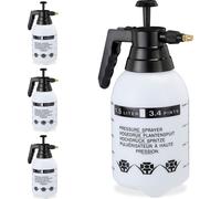 relaxdays 4 x pulvérisateurs à pompe 1,5 litre