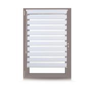 relaxdays 4 x store double Klemmfix blanc 90x150 cm