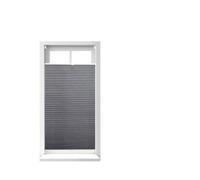 relaxdays 4 x store plissé gris 60x130 cm