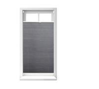 relaxdays 4 x store plissé gris 90x210 cm