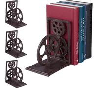 relaxdays 4 x support de livre rétro Rouleau de film