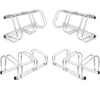relaxdays 4 x Supports à vélo 3 vélos acier