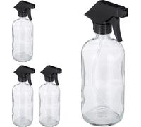 relaxdays 4 x vaporisateur en verre