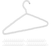 relaxdays 40 x cintres en perles