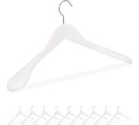 relaxdays 40 x cintres pour costume blanc