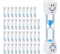 relaxdays 40 x sablier pour le brossage des dents des enfants