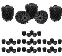 relaxdays 40 x tête de brosse WC de rechange noire