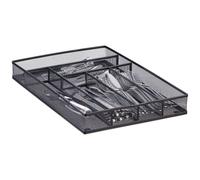 Relaxdays 4052025952815 bac de rangement de bureau Acier Noir