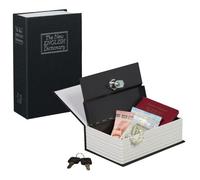 Relaxdays 4052025969707 Boîte de rangement Rectangulaire Carton, Plastique, Acier Noir, Argent et Blanc Noir