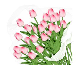 Relaxdays 48 tulipes artificielles pink