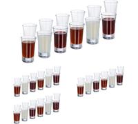 Relaxdays Verres à Liqueur, Lot de 48, 2 cl, Pour Digestif, Expresso, Schnaps, Shooters - Transparent