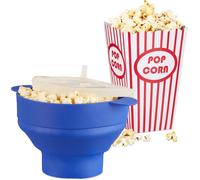 relaxdays 49 pcs. popcorn set bleu