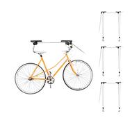 Relaxdays 4X Ascenseur de vélo, jusqu'à 30 kg, Hauteur Max. du Plafond 4 m, Stockage Bicyclette, Garage, Cave, Noir