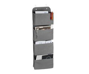 Relaxdays 4x Organiseurs suspendus 4 casiers