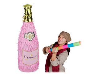 Relaxdays 4x Pinatas anniversaire bouteille