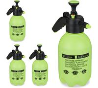 relaxdays 4x Pulvérisateur à pression en vert 2 litres