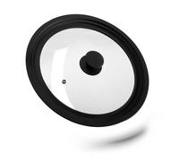 Relaxdays 4xCouvercle avec silicone 26 à 30 cm