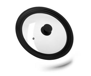 Relaxdays 4xCouvercle avec silicone 26 à 30 cm