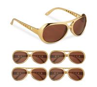 Relaxdays 5 paires de lunettes pour faire la fête