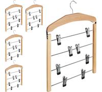 relaxdays 5 x cintres pour jupes multiples