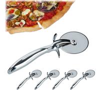 relaxdays 5 x Coupe-pizza professionnels