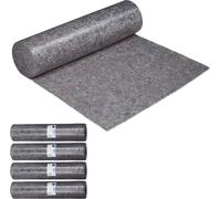 relaxdays 5 x non-tissé pour peintre 220g/m² 1x50 m