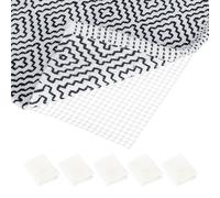 relaxdays 5 x Tapis antidérapant pour tapis