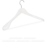 relaxdays 50 x cintres pour costume blanc