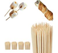 relaxdays 500x Brochettes pour barbecue en bambou extra longues