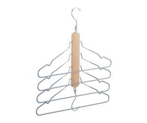 Relaxdays 5x cintres multiples en bois