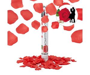 Relaxdays 5x lanceurs à confettis pétales de rose