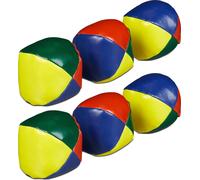 relaxdays 6 x balles de jonglage