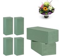 relaxdays 6 x Mousse de bouturage pour fleurs fraîches