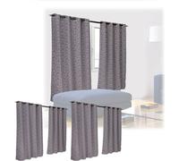 relaxdays 6 x rideaux avec motif 175 x 135 cm