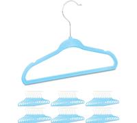 relaxdays 60 x cintres enfants turquoise