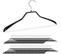 relaxdays 60 x cintres pour costumes noirs